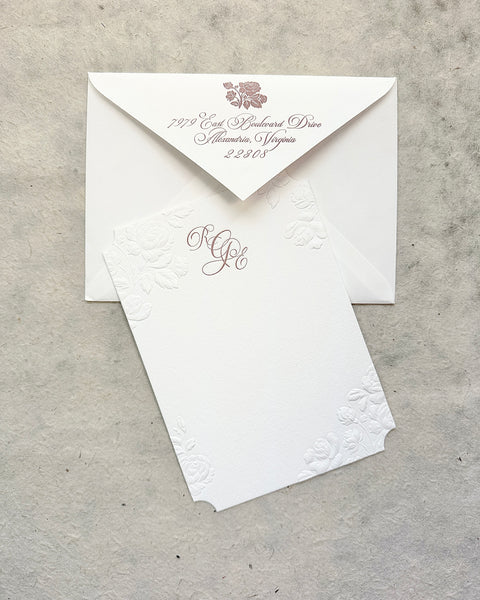 Rosalyn Bespoke Stationery by Bella Figura