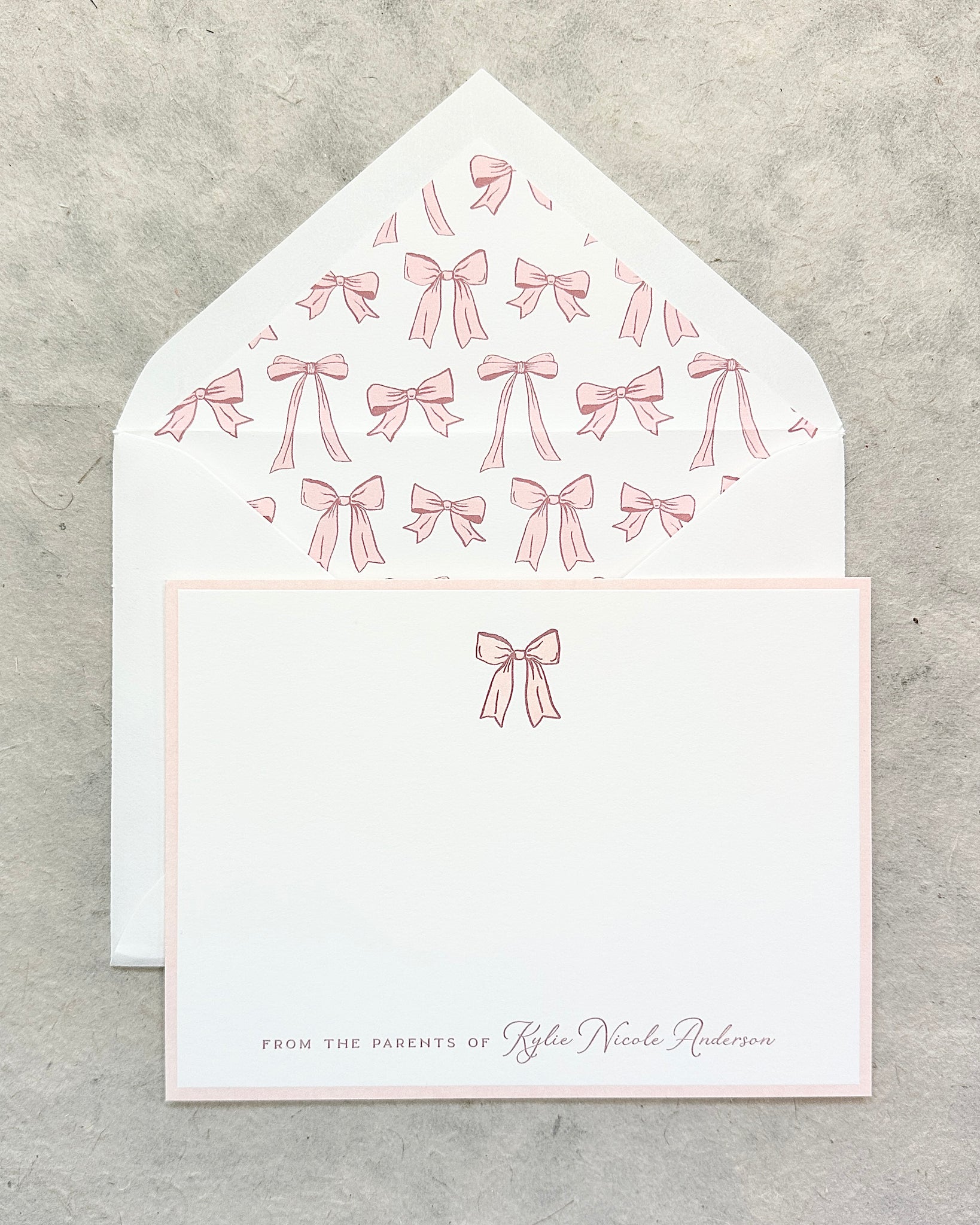 Kylie Bespoke Stationery by Bella Figura