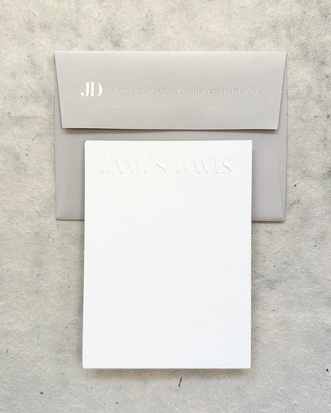 James Stationery by Bella Figura
