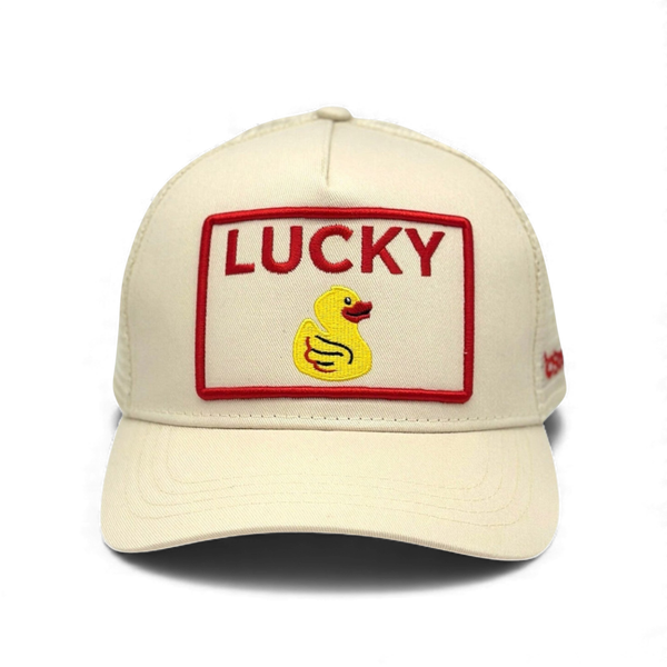 Lucky Duck Trucker - Cream