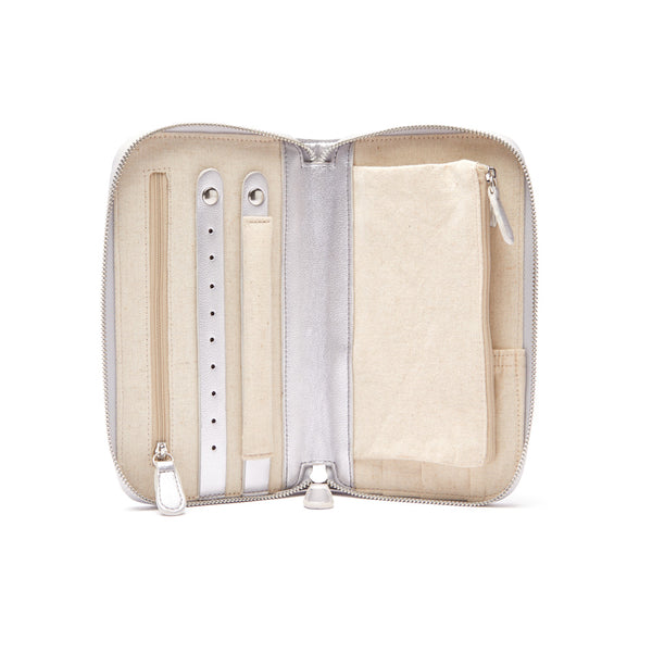 Luna Travel Jewelry Wallet-  Silver