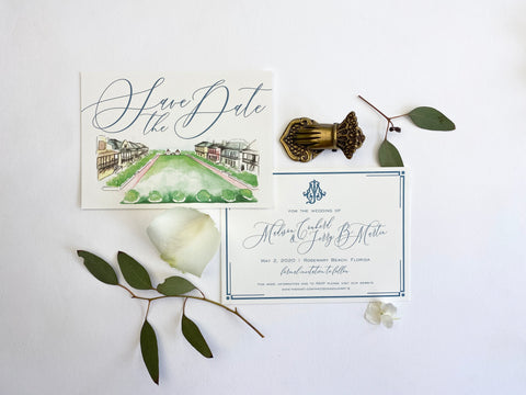 Madison and Jerry B - Rosemary Beach Save the Dates
