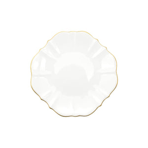 Amelie - Brushed Gold Rim Salad Plate
