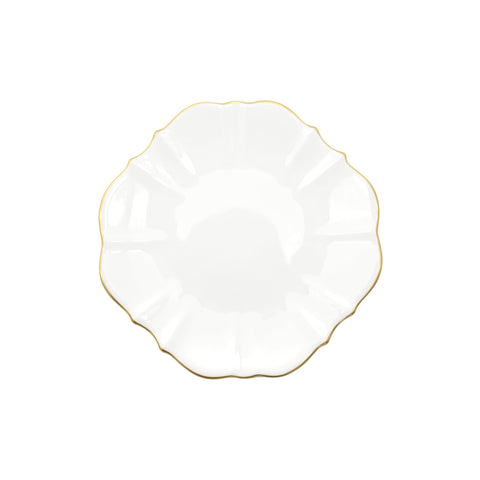 Amelie - Brushed Gold Rim Salad Plate