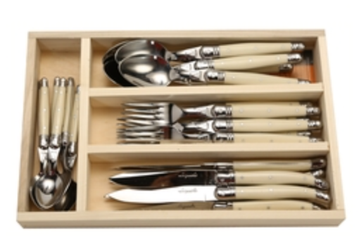 Laguiole Flatware and Knife Sets in Ivory