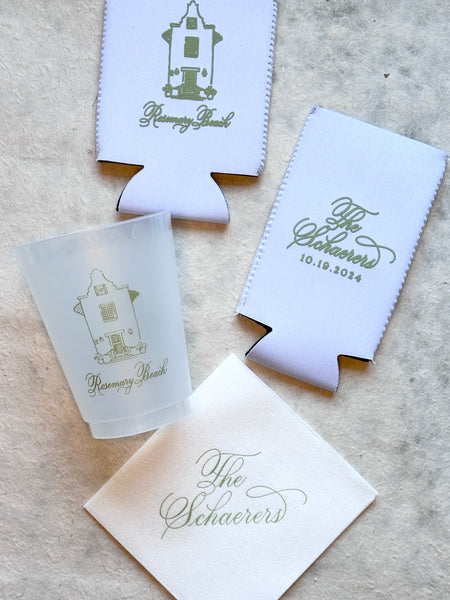Suzie and Tucker - Rosemary Beach Wedding Invitations