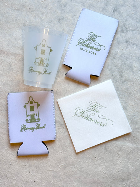 Suzie and Tucker - Rosemary Beach Wedding Invitations