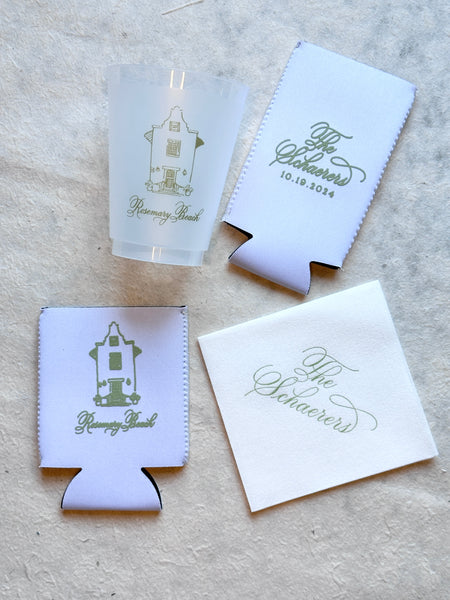 Suzie and Tucker - Rosemary Beach Wedding Invitations