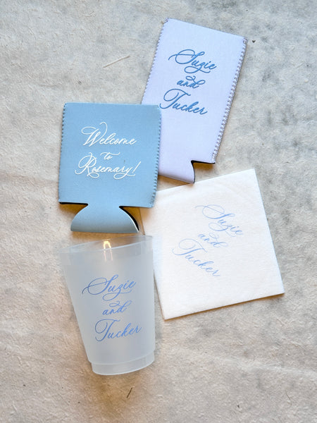 Suzie and Tucker - Rosemary Beach Wedding Invitations