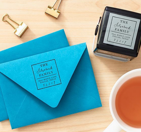 Return Address Stamps