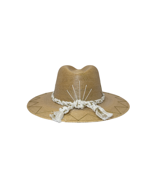 Cream & Gold Hat (Dark)