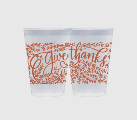 Give Thanks Frost Flex Cups