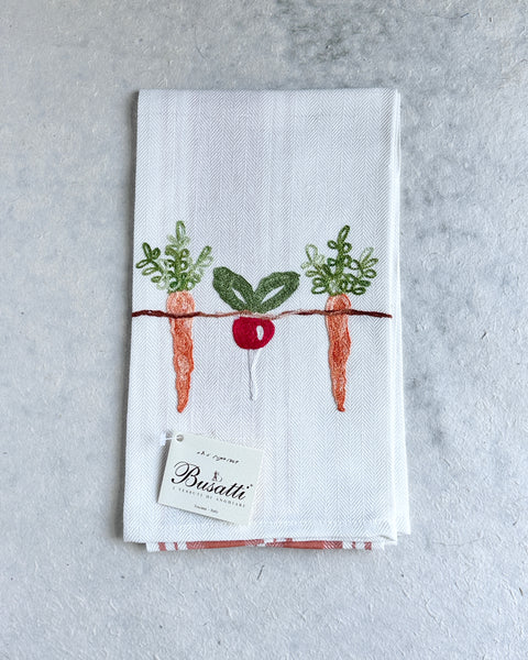 Busatti Embroidered Kitchen Towels (2)