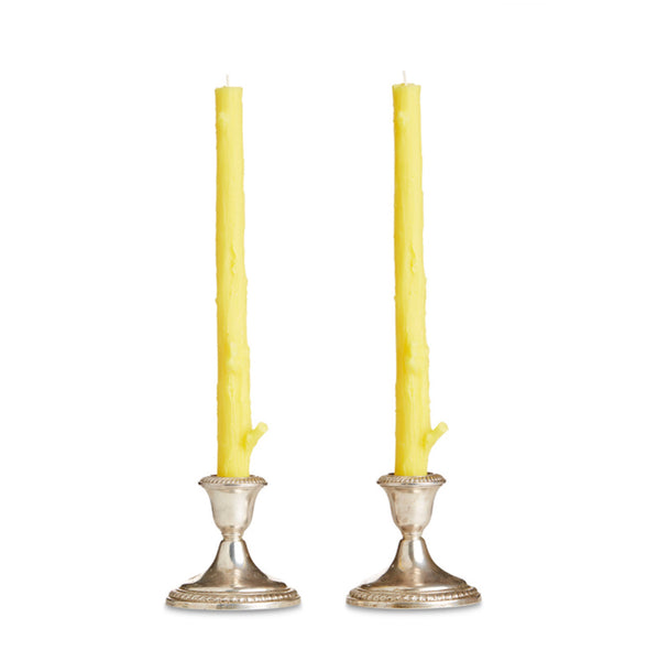 Stick Candles Cedar Pair