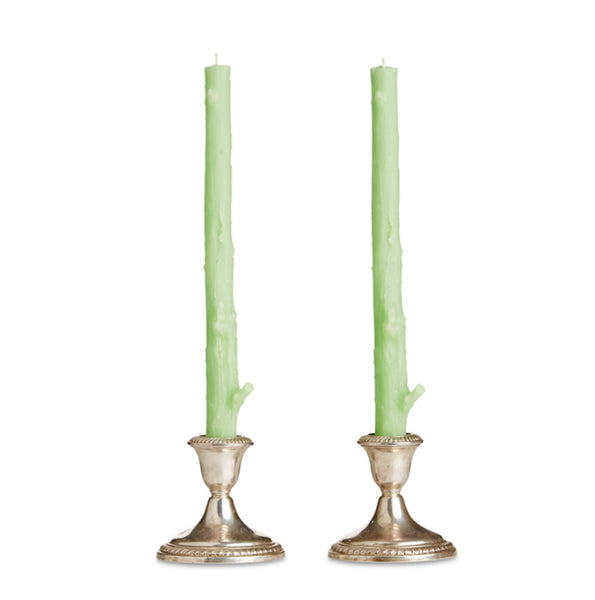 Stick Candles Cedar Pair