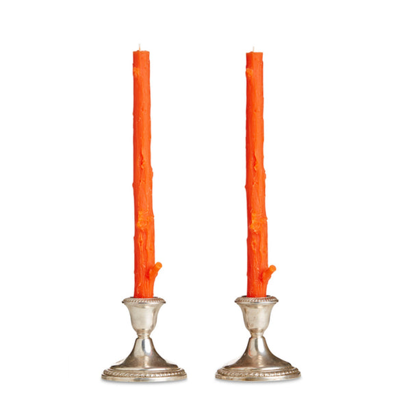 Stick Candles Cedar Pair