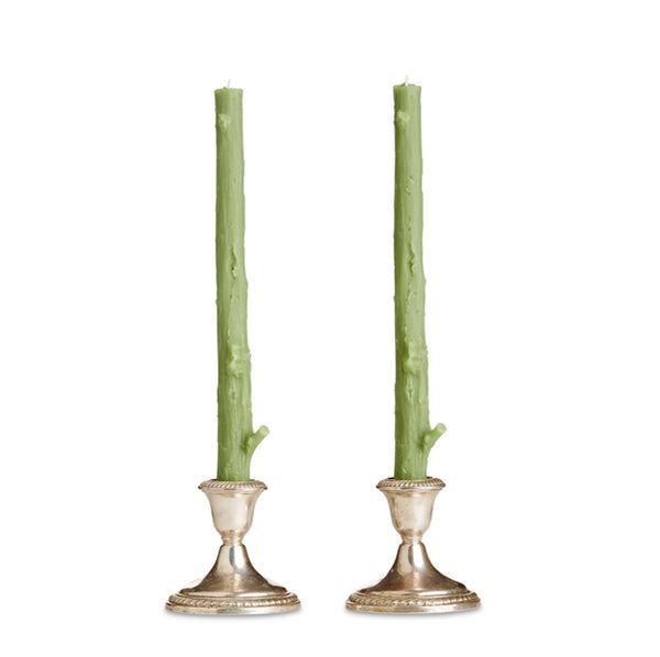 Stick Candles Cedar Pair