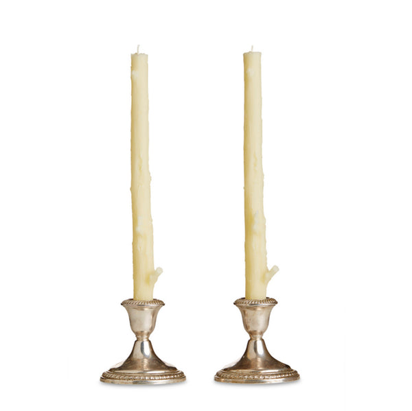 Stick Candles Cedar Pair