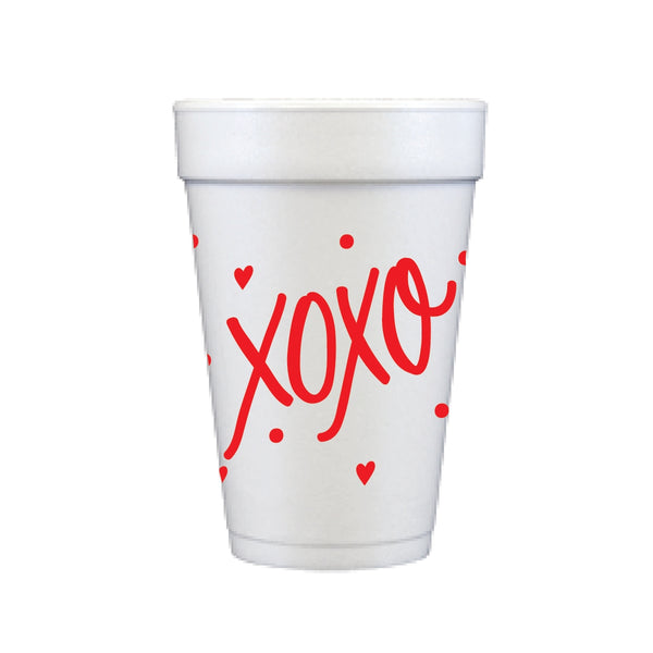 XOXO Foam Cups