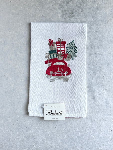 Busatti Seasonal Embroidered Kitchen Towels