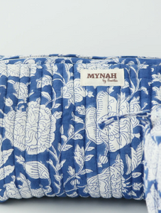Block Print Makeup Bags Large