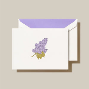 Engraved Lilac Note