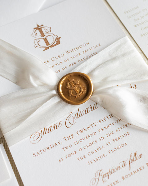 Logan and Shane - Rosemary Beach Wedding Invitations