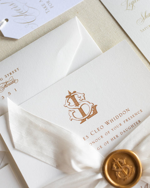 Logan and Shane - Rosemary Beach Wedding Invitations