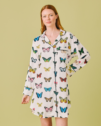 Mariposa Sleep Shirt by Katie Kime