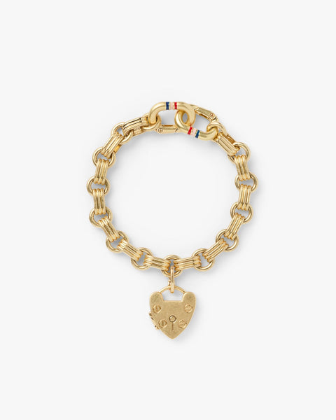 Padlock Locket - Vintage Gold