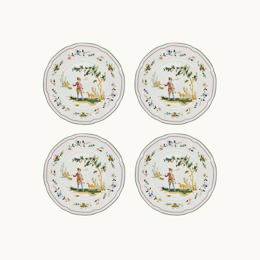 Toile Dessert Plate (set of 4)