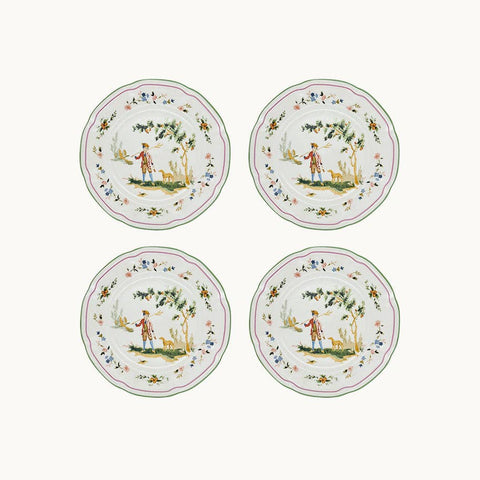 Toile Dessert Plate (set of 4)