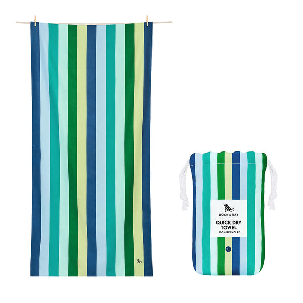 Cool Lagoon XL Quick Dry Towel by Dock and Bay