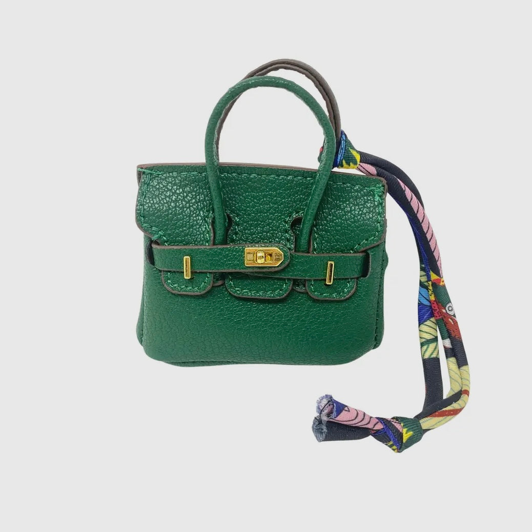 Green Georgetown Mini Purse Charm