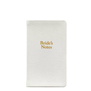 Bride's Notes Notebook