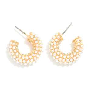 Pearl Hoop Earring