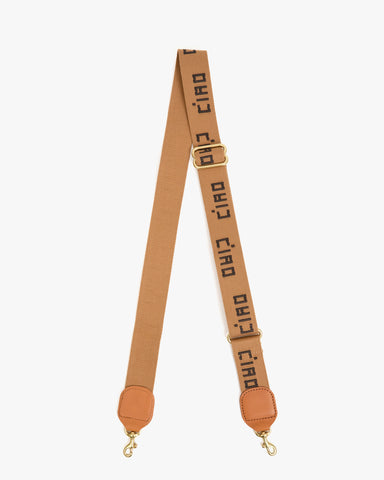 Adjustable Crossbody Strap - Ciao, Tan & Chocolate