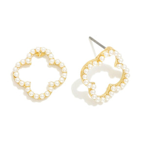 *Pearl Clover Earrings