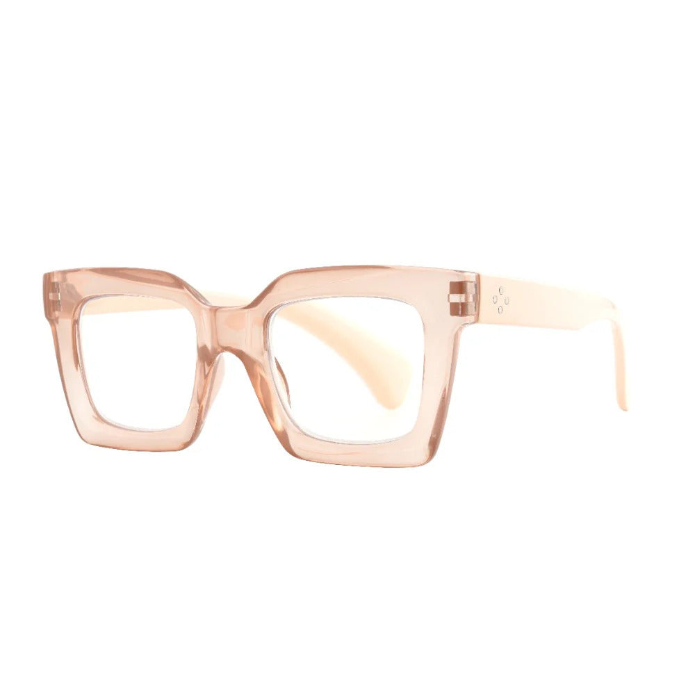 Fiona Transparent Nude Blue Light Readers