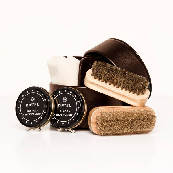 Shoe Shine Kit Brown