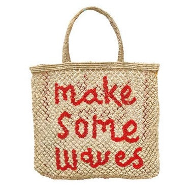 Make Some Waves Large Tote by The Jacksons London