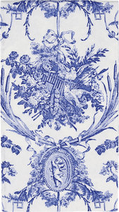 Caspari Romantic Toile Blue Paper Tableware