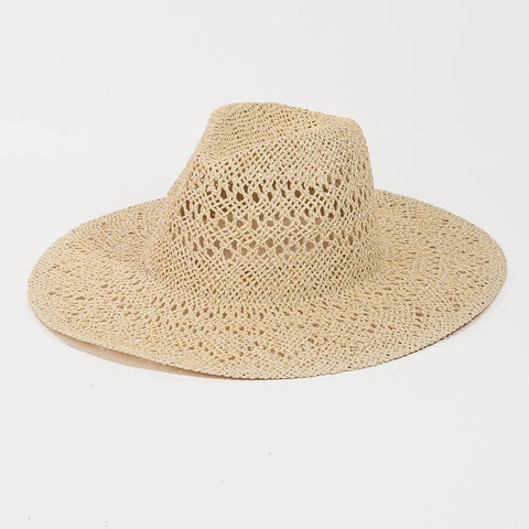 Loose Weave Hat - Ivory
