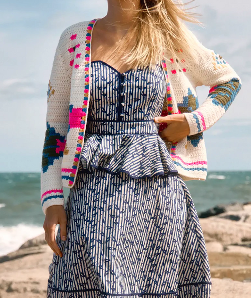 Callen Cardigan - Pink Multi