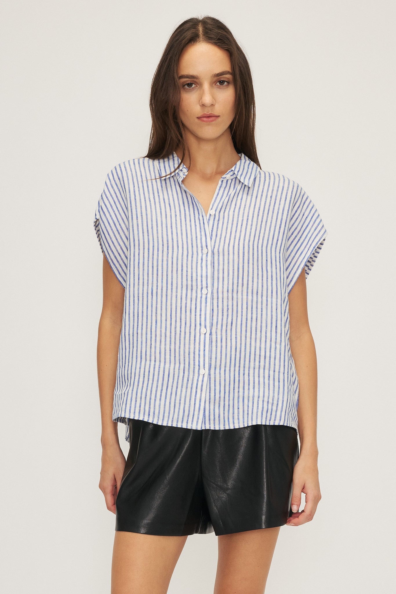 Simon Top - Royal Stripe