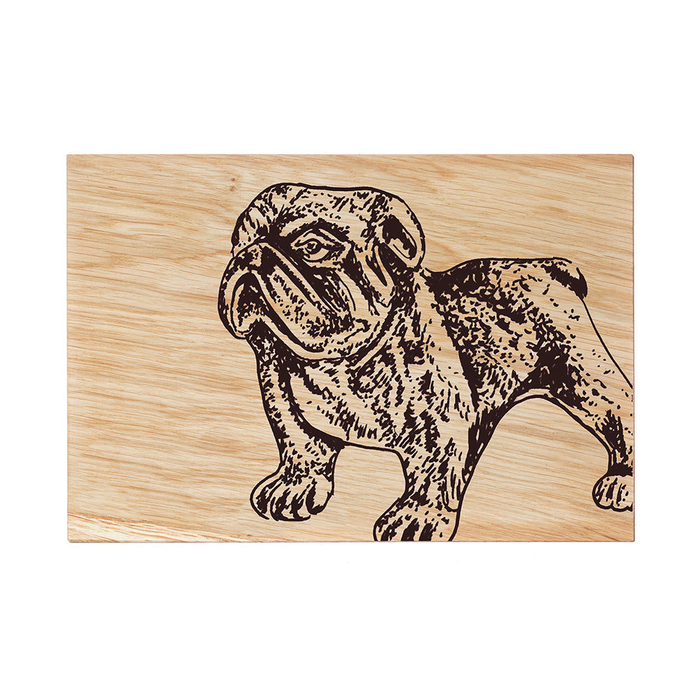 Oak Serving Board - 30cm - Bulldog