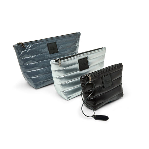 Travel Trio - Carbon Patent, Pearl Silver, & S. Black