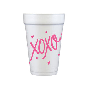 XOXO Foam Cups