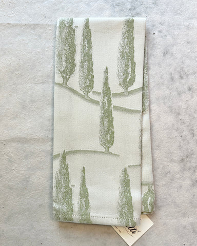 Cypress Jacquard Kitchen Towel (CANOVACCIO CIPRESSI COL.77)