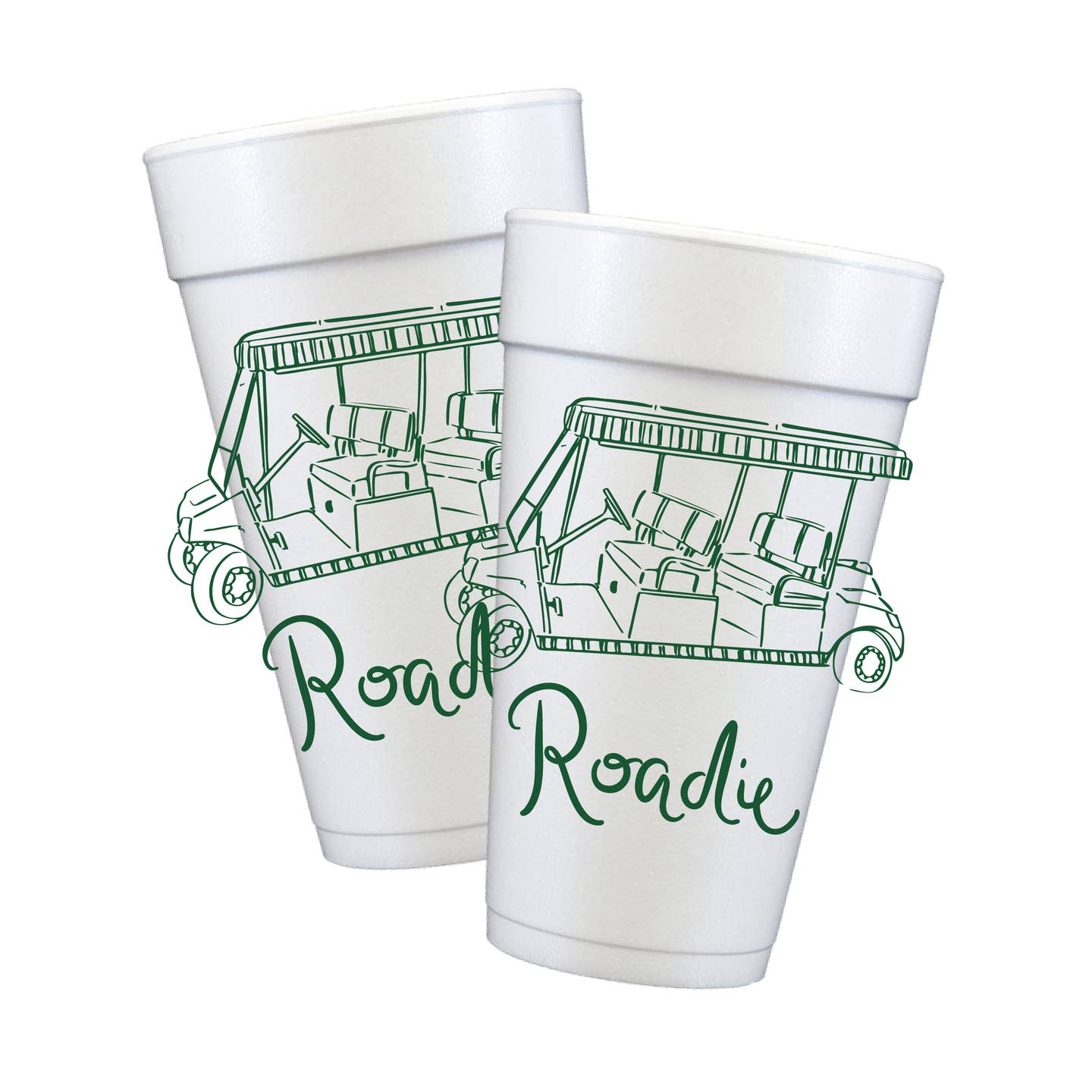 Roadie Golf Cart - Styrofoam Cups